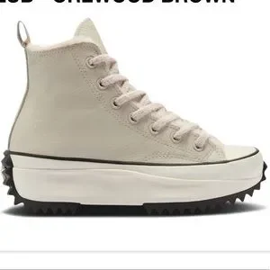 Orewood Brown Cozy Club Run Star Hike Converse Shoes Run Star Hike